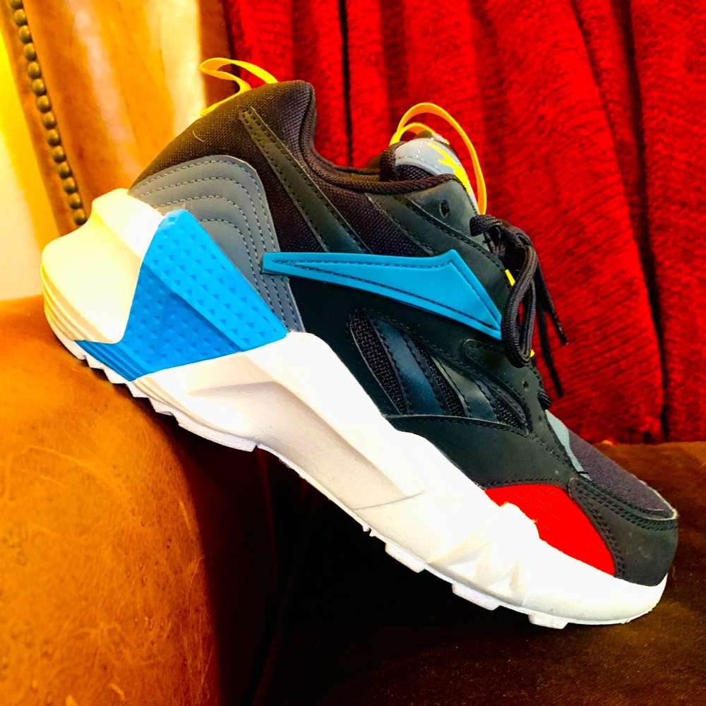 Reebok women’s aztrek double mix pop sneakers.
